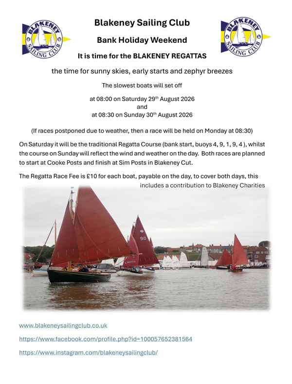 BSC Regatta advert 2026